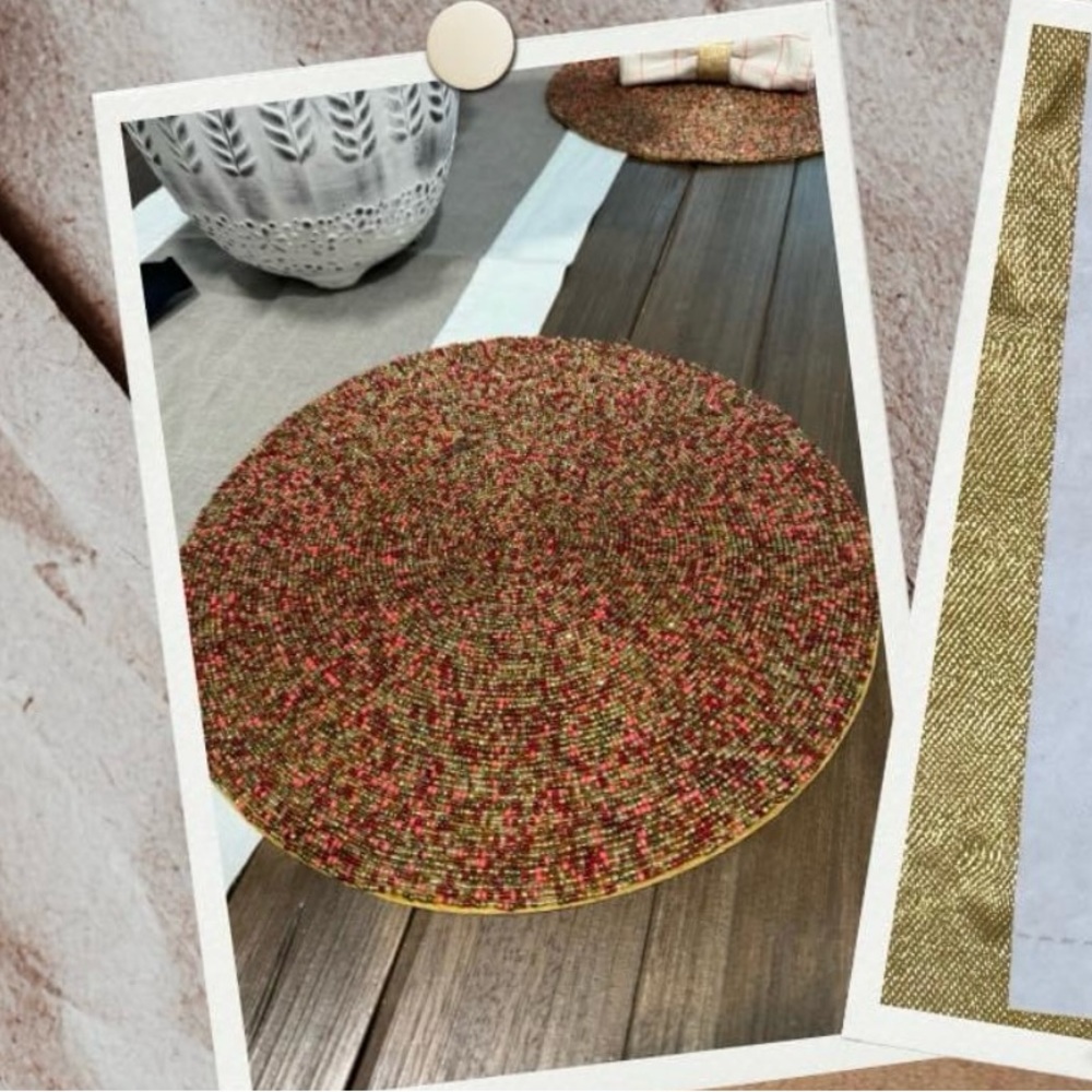 Pier 1 Beaded Placemats-6